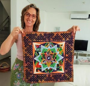 Mijn bijdrage aan de Afrikaanse Quilt Challenge