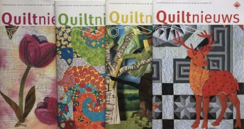 alle vier de nummers van Quiltnieuws