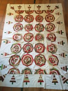 Kerstspinnenwebquilt