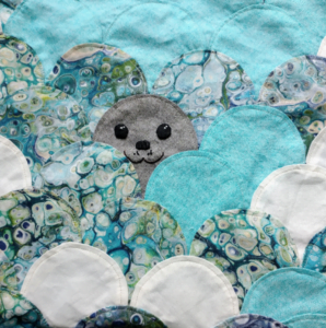 Foto zeehond quilt