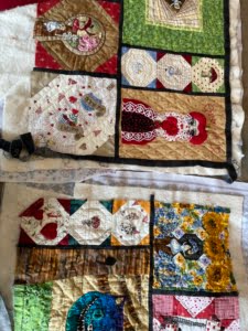 PB Alice in wonderland quilt as you go
