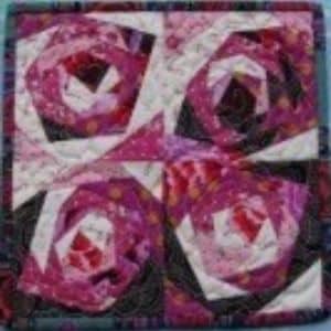 Bloemen kalender quilt september
