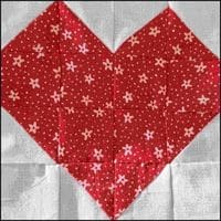 Harten quilt Januari