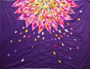 Illuminary Quilt naar patroon van Jamie Bright, met eigen interpretatie